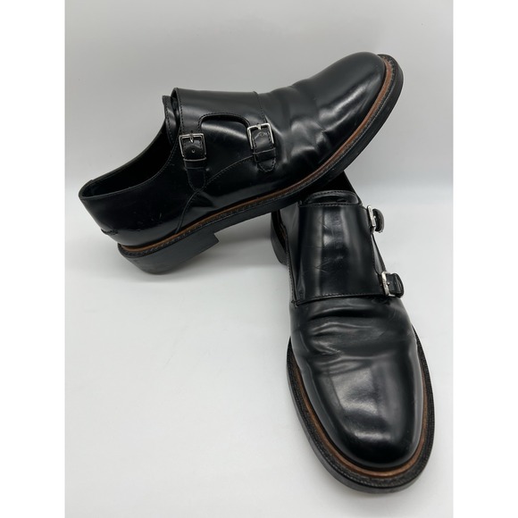 Vintage Fendi‎ Dress Shoe Men's Loafers - Size 9 - Black - Pre-Owned - Picture 1 of 13